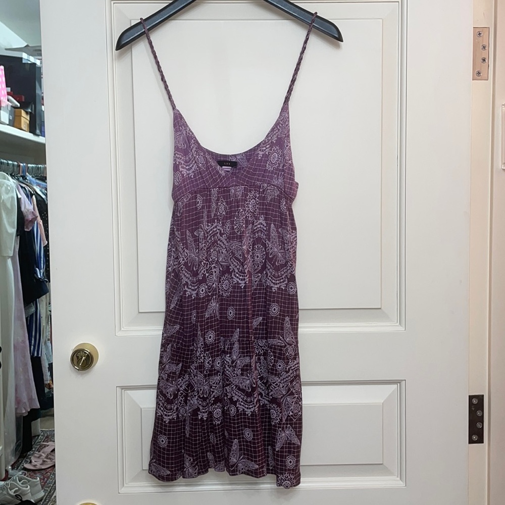 Lux Purple butterfly dress